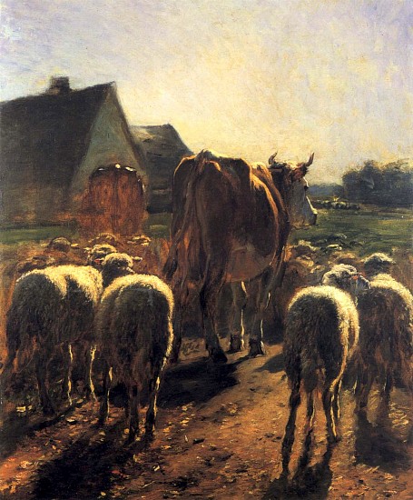Constant Troyon, Retour de Troupeau
ca. 1850, Oil on canvas