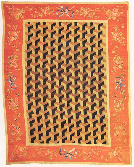 19th Century FRENCH, Charles X Aubusson Carpet
ca. 1825, Wool